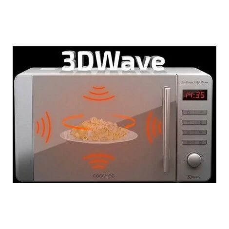 Micro-ondes Cecotec ProClean 5020 Mirror 20L 700W Acier Inoxydable 3 Micro-ondes Cecotec ProClean 5020 Mirror 20L 700W Acier Inoxydable – Image 3