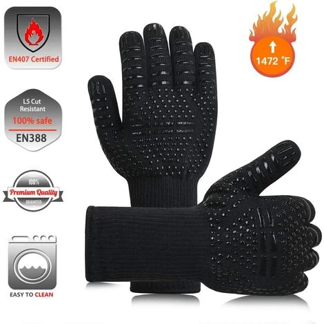 Perle Rare Une Paire De Gants De Barbecue (signe égal Noir 2 Perle Rare Une Paire De Gants De Barbecue (signe égal Noir – Image 2