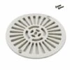 ASTRALPOOL Grille Bonde De Fond Ronde Avec Vis Pour Piscine Liner - Diam 17,7 Cm - Blanc - Astral - Blanc