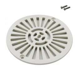 ASTRALPOOL Grille Bonde De Fond Ronde Avec Vis Pour Piscine Liner - Diam 17,7 Cm - Blanc - Astral - Blanc