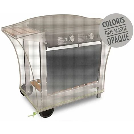 JARDIDECO Housse Pour Chariot Plancha Cover One - 110 X 60 X 60 Cm - Gris 1 JARDIDECO Housse Pour Chariot Plancha Cover One - 110 X 60 X 60 Cm - Gris