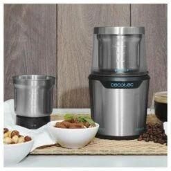 CECOTEC Titanmill 300 Duoclean Macinacaffè Elettrico Per Caffè E Spezie, Potenza 300w, Lame Rivestite In Titanio, 2 Tazze Mole 7 CECOTEC Titanmill 300 Duoclean Macinacaffè Elettrico Per Caffè E Spezie, Potenza 300w, Lame Rivestite In Titanio, 2 Tazze Mole -Accessoires de barbecue Soldes 31640721 4