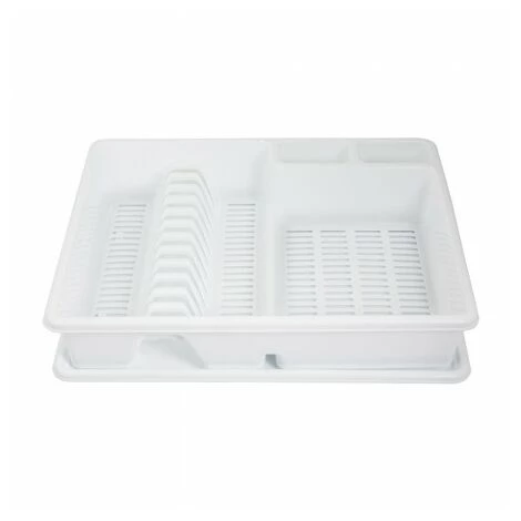 ORYX Piastre Rettangolari Di Scarico Con Vassoio Antigoccia In Plastica 49x39x10 (h) Cm. 2 ORYX Piastre Rettangolari Di Scarico Con Vassoio Antigoccia In Plastica 49x39x10 (h) Cm. – Image 2