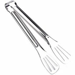 ABCRITAL Pince À Barbecue En Acier Inoxydable - Pince Pour Barbecue - Outils De Cuisine À Buffet - Pour Pain - Anti-Chaleur - Clip Pour Pâtisserie