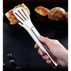 ABCRITAL Pince À Barbecue En Acier Inoxydable - Pince Pour Barbecue - Outils De Cuisine À Buffet - Pour Pain - Anti-Chaleur - Clip Pour Pâtisserie -Accessoires de barbecue Soldes 31939691 4