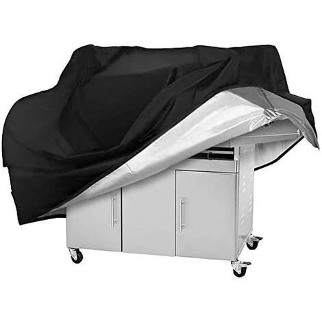 BEARSU Bâche Barbecue Housse De Protection BBQ Imperméable Antipoussière, Couverture De Grill Anti -UV Anti-vieillissement, Convient La Plupart Des Grills (145 * 61 * 117cm) 1 BEARSU Bâche Barbecue Housse De Protection BBQ Imperméable Antipoussière, Couverture De Grill Anti -UV Anti-vieillissement, Convient La Plupart Des Grills (145 * 61 * 117cm)