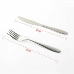 YONGQING Vaisselle Couverts 24 Pièces Couverts En Acier Inoxydable Pour 6 Personnes - Argent -Accessoires de barbecue Soldes 33024593 4