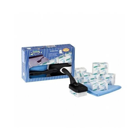 POLYDROS KIT 6 PIERRES PONCES SPECIAL PLANCHA + MANCHE + MICROFIBRE 1 POLYDROS KIT 6 PIERRES PONCES SPECIAL PLANCHA + MANCHE + MICROFIBRE