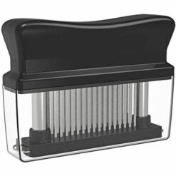 ASUPERMALL Attendrisseur De Viande Avec 48 Lames D'Aiguilles En Acier Inoxydable Outil De La Viande Et De Marinade, Noir - Noir