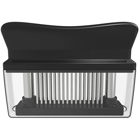 ASUPERMALL Attendrisseur De Viande Avec 48 Lames D'Aiguilles En Acier Inoxydable Outil De La Viande Et De Marinade, Noir - Noir 2 ASUPERMALL Attendrisseur De Viande Avec 48 Lames D'Aiguilles En Acier Inoxydable Outil De La Viande Et De Marinade, Noir - Noir – Image 2