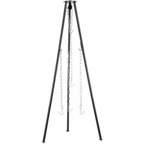 Femor Dutch Oven Gril De Trépied Capacité De Charge Du Trépied à Chaîne Réglable En Hauteur 10 Kg 3 Femor Dutch Oven Gril De Trépied Capacité De Charge Du Trépied à Chaîne Réglable En Hauteur 10 Kg – Image 3