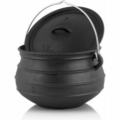 BBQ-Toro Potjie #3 | 8 Litres | Chaudron De Sorcière En Fonte | Pot De Cuisson
