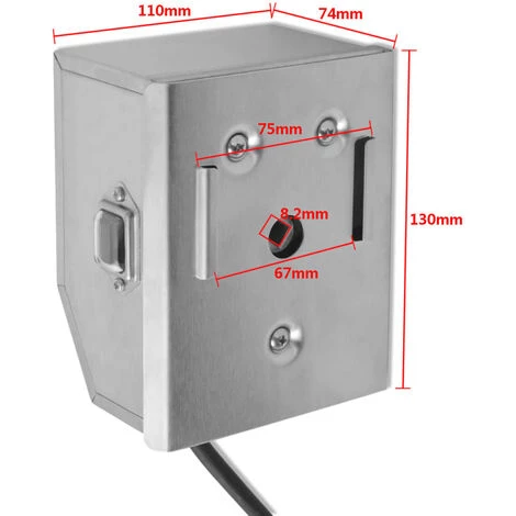 VidaXL Moteur De Broche à Rôtir 4W Acier Inoxydable 5 VidaXL Moteur De Broche à Rôtir 4W Acier Inoxydable – Image 5
