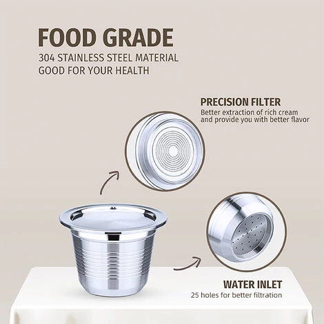 HAPPYSHOPPING Graisse Capsule Nespresso Inox + 1 Pinceau + 1 Cuillere 3 HAPPYSHOPPING Graisse Capsule Nespresso Inox + 1 Pinceau + 1 Cuillere – Image 3