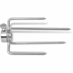 VidaXL Fourchettes De Broche 2 Pcs Acier - Argent 6 VidaXL Fourchettes De Broche 2 Pcs Acier - Argent -Accessoires de barbecue Soldes 3539425 3