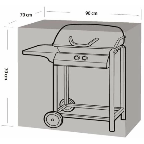 Housse Pour Barbecue Et Plancha 90x70x70cm Werkapro 4 Housse Pour Barbecue Et Plancha 90x70x70cm Werkapro – Image 4