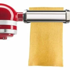 BRIDAY Rouleau à Pâtes Et Accessoire D'outil De Coupe Pour Batteur Sur Socle KitchenAid, Accessoires Pour Ensemble De Pâtes, Rouleau à Pâtes/coupe-spaghetti, Coupe-fettucine