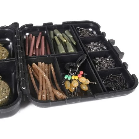 BRIDAY 224/252 Pièces Kit D'accessoires De Pêche, Hameçons, Flotteurs, Pivots De Pêche, Mousquetons, Toboggans En Plomb, Ensemble De Pêche Avec Boîte De Pêche Pour Carpe Saumon Dorée 3 BRIDAY 224/252 Pièces Kit D'accessoires De Pêche, Hameçons, Flotteurs, Pivots De Pêche, Mousquetons, Toboggans En Plomb, Ensemble De Pêche Avec Boîte De Pêche Pour Carpe Saumon Dorée – Image 3