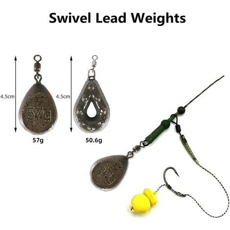 BRIDAY 224/252 Pièces Kit D'accessoires De Pêche, Hameçons, Flotteurs, Pivots De Pêche, Mousquetons, Toboggans En Plomb, Ensemble De Pêche Avec Boîte De Pêche Pour Carpe Saumon Dorée 5 BRIDAY 224/252 Pièces Kit D'accessoires De Pêche, Hameçons, Flotteurs, Pivots De Pêche, Mousquetons, Toboggans En Plomb, Ensemble De Pêche Avec Boîte De Pêche Pour Carpe Saumon Dorée – Image 5