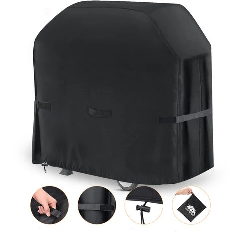 TIGA 147*61*122cm 210D Housse De Barbecue Extérieure Anti-UV Imperméable 2 TIGA 147*61*122cm 210D Housse De Barbecue Extérieure Anti-UV Imperméable – Image 2
