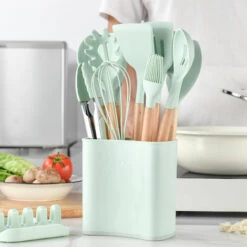 ASUPERMALL 11 Pieces Ensembles D'Ustensiles De Cuisine En Silicone Antiadhesif Resistance A La Chaleur Ensemble D'Ustensiles De Cuisine Outils, Rose - Rose 8 ASUPERMALL 11 Pieces Ensembles D'Ustensiles De Cuisine En Silicone Antiadhesif Resistance A La Chaleur Ensemble D'Ustensiles De Cuisine Outils, Rose - Rose -Accessoires de barbecue Soldes 35828635 4