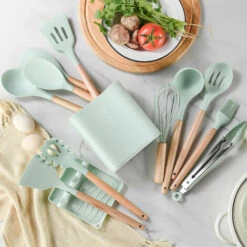 ASUPERMALL 11 Pieces Ensembles D'Ustensiles De Cuisine En Silicone Antiadhesif Resistance A La Chaleur Ensemble D'Ustensiles De Cuisine Outils, Rose - Rose 9 ASUPERMALL 11 Pieces Ensembles D'Ustensiles De Cuisine En Silicone Antiadhesif Resistance A La Chaleur Ensemble D'Ustensiles De Cuisine Outils, Rose - Rose -Accessoires de barbecue Soldes 35828635 5
