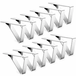 ASUPERMALL Pinces A Nappe En Acier Inoxydable Couverture De Table Pinces Triangulaires Pinces A Nappe De Pique-Nique De Jardin, 12 Pcs
