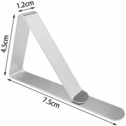ASUPERMALL Pinces A Nappe En Acier Inoxydable Couverture De Table Pinces Triangulaires Pinces A Nappe De Pique-Nique De Jardin, 12 Pcs 7 ASUPERMALL Pinces A Nappe En Acier Inoxydable Couverture De Table Pinces Triangulaires Pinces A Nappe De Pique-Nique De Jardin, 12 Pcs -Accessoires de barbecue Soldes 35988251 3