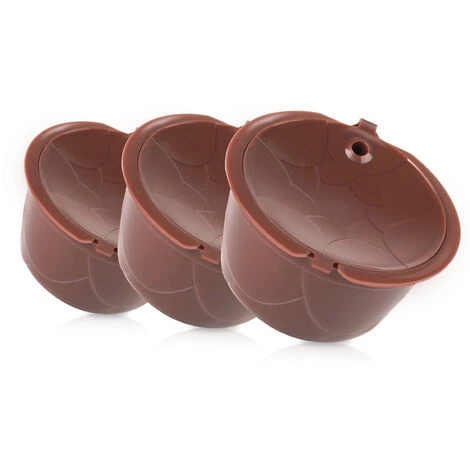 ASUPERMALL 3 Pieces Dosettes De Cafe Reutilisables Capsules De Cafe Rechargeables Compatibles Avec Les Filtres A Cafe Rechargeables Dolce Gusto Avec Brosse 1 ASUPERMALL 3 Pieces Dosettes De Cafe Reutilisables Capsules De Cafe Rechargeables Compatibles Avec Les Filtres A Cafe Rechargeables Dolce Gusto Avec Brosse