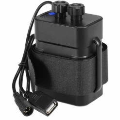 HAPPYSHOPPING Boitier De Batterie Etanche Chargeur Portable Double Interface Boitier De Batterie 6 Sections 18650, Modele: 12V