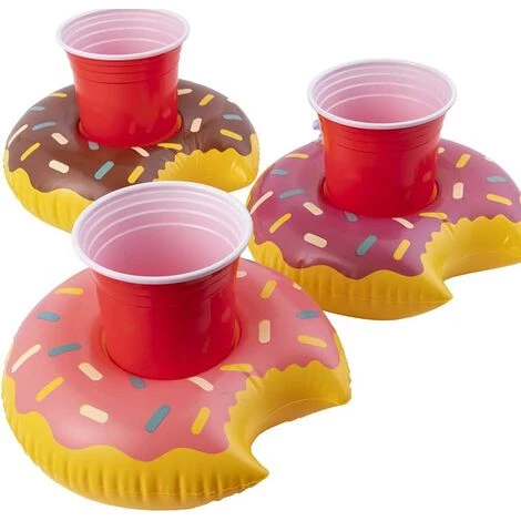 ABCRITAL Porte-Gobelets Gonflables, 12 Paquets De Sous-Verres Gonflables Pour Boissons Flotteurs De Boissons Porte-Gobelets Flottants Jouets De Bain Pour Les Enfants Et La Fête De La Piscine 1 ABCRITAL Porte-Gobelets Gonflables, 12 Paquets De Sous-Verres Gonflables Pour Boissons Flotteurs De Boissons Porte-Gobelets Flottants Jouets De Bain Pour Les Enfants Et La Fête De La Piscine