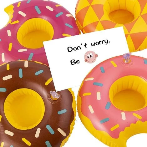 ABCRITAL Porte-Gobelets Gonflables, 12 Paquets De Sous-Verres Gonflables Pour Boissons Flotteurs De Boissons Porte-Gobelets Flottants Jouets De Bain Pour Les Enfants Et La Fête De La Piscine 2 ABCRITAL Porte-Gobelets Gonflables, 12 Paquets De Sous-Verres Gonflables Pour Boissons Flotteurs De Boissons Porte-Gobelets Flottants Jouets De Bain Pour Les Enfants Et La Fête De La Piscine – Image 2