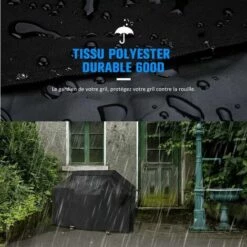 SUNFLOWER Couverture De Barbecue Couverture De Gril BBQ Housse De Gril Extérieure étanche à La Poussière Et à La Crème Solaire ( M) 100 * 60 * 150cm 8 SUNFLOWER Couverture De Barbecue Couverture De Gril BBQ Housse De Gril Extérieure étanche à La Poussière Et à La Crème Solaire ( M) 100 * 60 * 150cm -Accessoires de barbecue Soldes 36419216 4