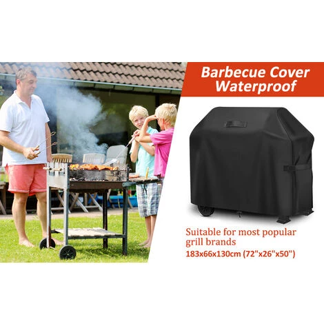 SWAGX 183*66*130cm Couverture De Gril De Barbecue Tissu Oxford Robuste 420D Imperméable 3 SWAGX 183*66*130cm Couverture De Gril De Barbecue Tissu Oxford Robuste 420D Imperméable – Image 3