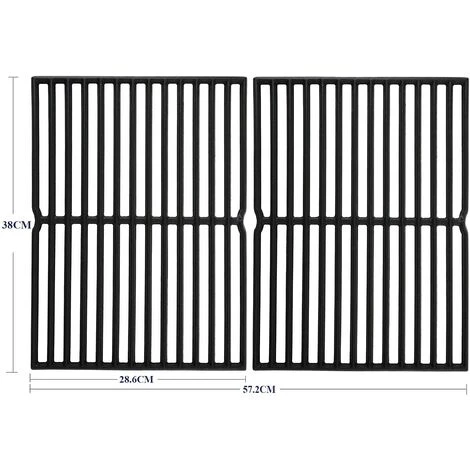 GFTIME 38cm 7522 Grille Cuisson Pour Weber Spirit 200 Série, Spirit E200, E210, S200, S210, Spirit 500, Weber 7521 7523 65904 65905, Genesis Silver A, Grille De Gril En Fonte Barbecue Grille Accessoires 2 GFTIME 38cm 7522 Grille Cuisson Pour Weber Spirit 200 Série, Spirit E200, E210, S200, S210, Spirit 500, Weber 7521 7523 65904 65905, Genesis Silver A, Grille De Gril En Fonte Barbecue Grille Accessoires – Image 2