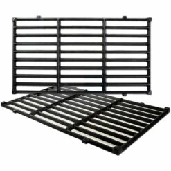 GFTIME 7637 44,5 CM Grille Cuisson Pour Weber Spirit I & II 200 2 Brûleurs, Spirit 200 E-210, E-220, S-210, S-220 ( Boutons De Commande Avant ), Fonte Pieces Detachees Grille Pour Weber Barbecues à Gaz