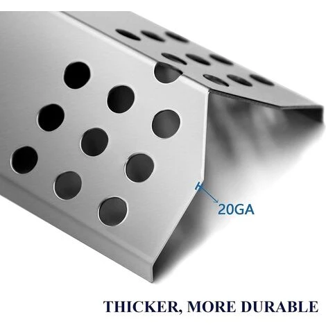 GFTIME 37CM Diffuseur Chaleur Pour Char-Broil, Taino 4 Pro 4+1 Pro, Enders, Broilmaster, ProfiCook, Sunbeam, Landmann, Campingaz Et La Plupart Des Modèles De Gril, Acier Inoxydable Plaque Chauffante Barbecue à Gaz Pièce De Rechange, Paquet De 4 4 GFTIME 37CM Diffuseur Chaleur Pour Char-Broil, Taino 4 Pro 4+1 Pro, Enders, Broilmaster, ProfiCook, Sunbeam, Landmann, Campingaz Et La Plupart Des Modèles De Gril, Acier Inoxydable Plaque Chauffante Barbecue à Gaz Pièce De Rechange, Paquet De 4 – Image 4