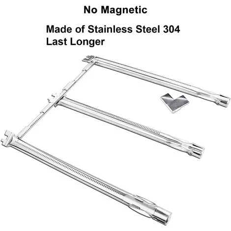 GFTIME 45,7CM 69787 Brûleur Pour Weber Spirit 300 Series E310 S310 E320 S320, Acier Inoxydable Tube De Brûleur Gril à Gaz Pièces De Rechange Pour Weber E330 S330 SP-330 (avec Bouton Avant) 5 GFTIME 45,7CM 69787 Brûleur Pour Weber Spirit 300 Series E310 S310 E320 S320, Acier Inoxydable Tube De Brûleur Gril à Gaz Pièces De Rechange Pour Weber E330 S330 SP-330 (avec Bouton Avant) – Image 5