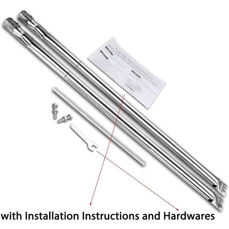 GFTIME 68,6CM 7507 Tube De Brûleur Accessoires Pour Weber Spirit S-200, S-210, E-200, E-210, Spirit 500 Avec Commande Latérale, Acier Inoxydable Tente Brûleur Pieces Detachées Pour Weber Gaz Gril (Ne Convient Pas Pour Spirit 200 Ll 2017) 5 GFTIME 68,6CM 7507 Tube De Brûleur Accessoires Pour Weber Spirit S-200, S-210, E-200, E-210, Spirit 500 Avec Commande Latérale, Acier Inoxydable Tente Brûleur Pieces Detachées Pour Weber Gaz Gril (Ne Convient Pas Pour Spirit 200 Ll 2017) – Image 5