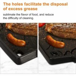 GFTIME 38,9 X 27,5 CM 6559 Plancha En Fonte De Cuisson Pour Weber Q200 Q220 Q2000 Q2200 Modèles De Gril De La Série, Plaque De Cuisson Barbecue Gril à Gaz Pièces De Rechange, Paquet 1 8 GFTIME 38,9 X 27,5 CM 6559 Plancha En Fonte De Cuisson Pour Weber Q200 Q220 Q2000 Q2200 Modèles De Gril De La Série, Plaque De Cuisson Barbecue Gril à Gaz Pièces De Rechange, Paquet 1 -Accessoires de barbecue Soldes 36757727 4