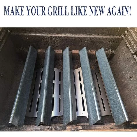 GFTIME 7621 44.5CM Flavorizer Barres Accessoire Pour Weber Genesis 300 E310 E320 E330 S310 S320 S330 Grill (Commande Avant), émaillé Porcelaine Diffuseur Chaleur Plaque Gaz Gril Pièces De Détachées, Lot De 5 5 GFTIME 7621 44.5CM Flavorizer Barres Accessoire Pour Weber Genesis 300 E310 E320 E330 S310 S320 S330 Grill (Commande Avant), émaillé Porcelaine Diffuseur Chaleur Plaque Gaz Gril Pièces De Détachées, Lot De 5 – Image 5