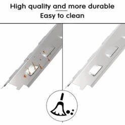 GFTIME 37CM Diffuseur Chaleur Accessoires Pour Char-Broil, Campingaz, Fire Mountain Et Plupart Modèles Flamme Gril, Acier Inoxydable Plaque Chauffante Pièce De Rechange, Paquet 4 8 GFTIME 37CM Diffuseur Chaleur Accessoires Pour Char-Broil, Campingaz, Fire Mountain Et Plupart Modèles Flamme Gril, Acier Inoxydable Plaque Chauffante Pièce De Rechange, Paquet 4 -Accessoires de barbecue Soldes 36757736 4