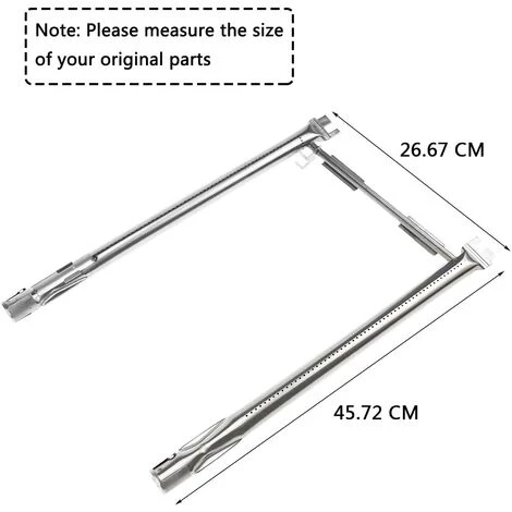GFTIME 69785 45,7cm Brûleur De Gril En Acier Inoxydable Pour Weber Spirit I 200, Spirit E-210, E-220, Spirit S-210, S-220, Spirit II 200 Series Grils à Gaz Avec Commandes à L'avant,2013 Et Plus Récent 2 GFTIME 69785 45,7cm Brûleur De Gril En Acier Inoxydable Pour Weber Spirit I 200, Spirit E-210, E-220, Spirit S-210, S-220, Spirit II 200 Series Grils à Gaz Avec Commandes à L'avant,2013 Et Plus Récent – Image 2