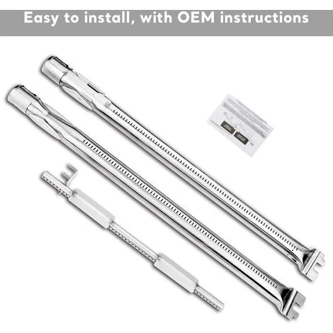 GFTIME 69785 45,7cm Brûleur De Gril En Acier Inoxydable Pour Weber Spirit I 200, Spirit E-210, E-220, Spirit S-210, S-220, Spirit II 200 Series Grils à Gaz Avec Commandes à L'avant,2013 Et Plus Récent 3 GFTIME 69785 45,7cm Brûleur De Gril En Acier Inoxydable Pour Weber Spirit I 200, Spirit E-210, E-220, Spirit S-210, S-220, Spirit II 200 Series Grils à Gaz Avec Commandes à L'avant,2013 Et Plus Récent – Image 3