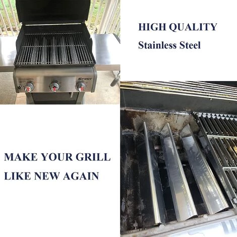 GFTIME 38,9CM 7636 Barres Flavorizer Pour Barbecues à Gaz Weber Spirit Ⅱ E-310,Spirit 300 E310 S310 E320 S320 E330 S330 (3 Brûleurs, Avec Panneaux De Commande Montés à L'avant ), Pièce De Rechange De Plaque Chauffante En Acier Inoxydable 5 GFTIME 38,9CM 7636 Barres Flavorizer Pour Barbecues à Gaz Weber Spirit Ⅱ E-310,Spirit 300 E310 S310 E320 S320 E330 S330 (3 Brûleurs, Avec Panneaux De Commande Montés à L'avant ), Pièce De Rechange De Plaque Chauffante En Acier Inoxydable – Image 5