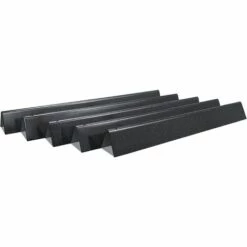 GFTIME 7537 57CM Flavorizer Bars Acier Porcelaine Chaleur Plaque Gaz Gril Pièces De Rechange Pour Weber Spirit 300 Series 3 Brûleurs (contrôle Latéral), Spirit E310 E320 S310 S320, Spirit 700, Weber 900, 5 Pack