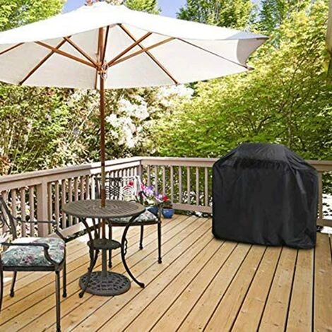 LANGRAY Housse De Barbecue Housse De Protection Pour Meubles De Jardin Imperméable Anti-poussière Pour Canapé Chaise Table Barbecue Pluie Neige (145x61x117cm) 2 LANGRAY Housse De Barbecue Housse De Protection Pour Meubles De Jardin Imperméable Anti-poussière Pour Canapé Chaise Table Barbecue Pluie Neige (145x61x117cm) – Image 2