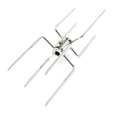 WILTEC Fourchettes Pour Tournebroche Lot De 2 Fourches à Viande Pour Rôtisserie Tournebroche 3 WILTEC Fourchettes Pour Tournebroche Lot De 2 Fourches à Viande Pour Rôtisserie Tournebroche – Image 3