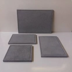 FONDERIA BONGIOVANNI ASSIETTE PIERRE DE LAVE GRIL PIERRE NATURELLE Choisissez La Taille : 30x30 Cm