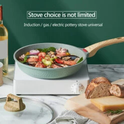 ASUPERMALL Poele A Frire A Induction Poele A Pain Maifan Pierre Antiadhesive Poele A Frire Avec Manche En Bois Poele A Omelette Pour Bebe Enfants Cuisson Des Aliments, 24Cm Type 1 - 24Cm Type 1 8 ASUPERMALL Poele A Frire A Induction Poele A Pain Maifan Pierre Antiadhesive Poele A Frire Avec Manche En Bois Poele A Omelette Pour Bebe Enfants Cuisson Des Aliments, 24Cm Type 1 - 24Cm Type 1 -Accessoires de barbecue Soldes 39861185 4